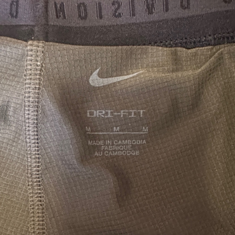 Nike Running Division Olive and Black Shorts - Picture 2 of 6
